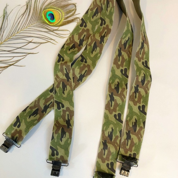 NWOT - Camo Pants Suspenders, Unisex - Picture 4 of 4